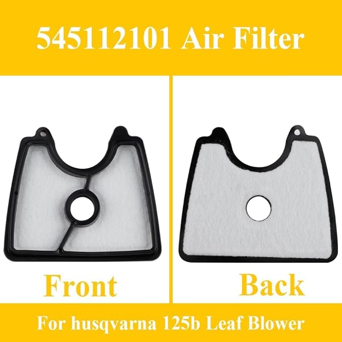 HUZTL 125B Carburetor 545112101 Air Filter kit for Husqvarna 125B 125BX 125BVX 545081811 590460102 581798001 Handheld Leaf Blower Jonsered B2126 BV2126 C1Q-W37 Carb Engine