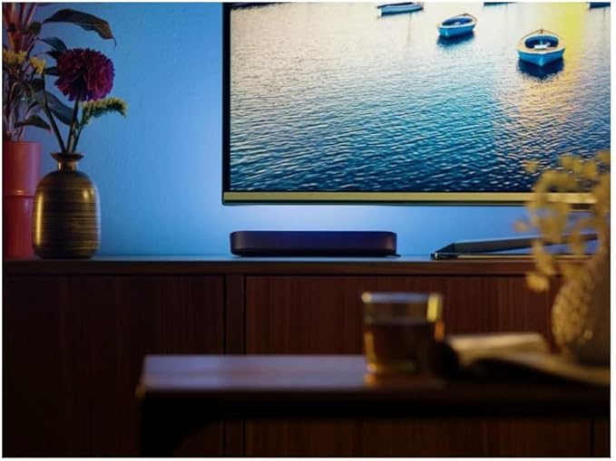 Philips Hue Smart Play Light Bar Base Kit, Black - White & Color Ambiance LED Color-Changing Light - 2 Pack - Requires Bridge - Control with App - Works with Alexa, Google Assistant and Apple HomeKit