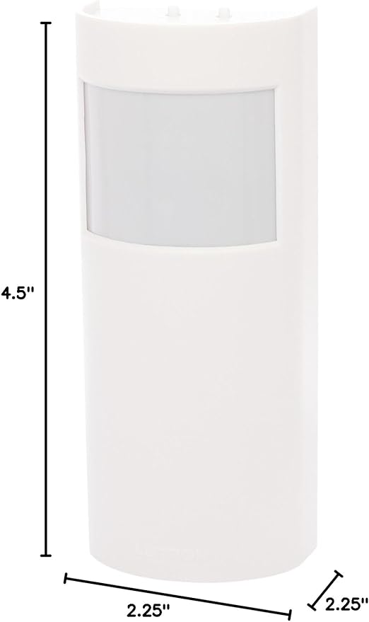 Lutron Caseta Smart Lighting Vacancy Motion Sensor, Manually Turns On, Automatically Turns Off, For Dimmers, Switches, and Fans No Wires Required, PD-VSENS-WH, White