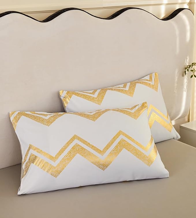 7PCS Gold and Grey Comforter Set,Gray Comforter Set Queen Size,Metallic Blush and Grey Bedding Set Queen,Bed in A Bag Queen for Teen Girls Women,Bedroom Decoration Queen 7Pcs