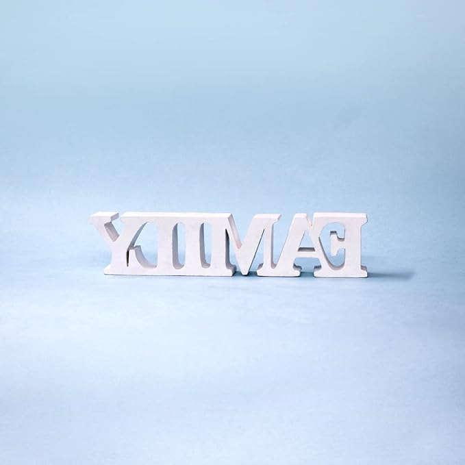 Family – White, Aesthetic Table Decor for Home or Office, Desk or Shelf. Quirky Room Decoration showpiece, Ideal for Birthday Gift, Corporate Gift, and Inspiring Wall Decor