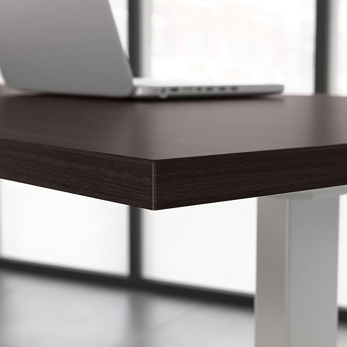 Bush Business Furniture Move 60 27-48-Inch Adjustable Desk, Black Walnut/Cool Gray Metallic (M6S6030BWSK)