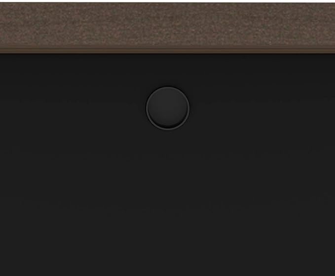 Bestar Connexion Desk Bridge, 40W, Antigua & Black