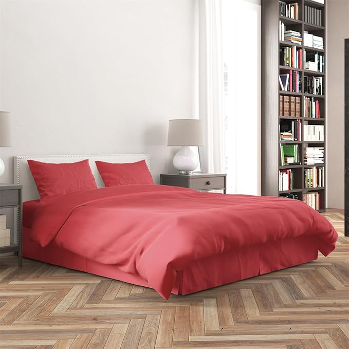 3 Piece Solid Color All Season Bedding Comforter Set Microfiber Soft Lightweight Bedding Set for Kids Teens Adults Room Decor with 1 Comforter and 2 Pillowcases Full