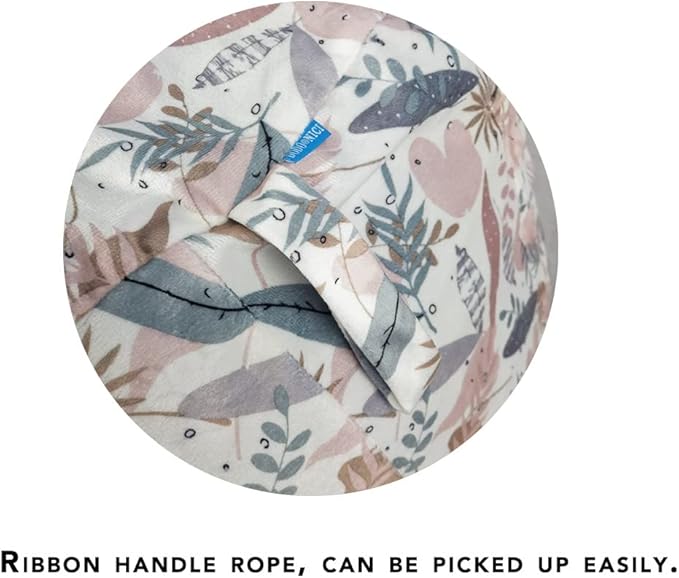 Bean Bag Chair COVER -(NO BEANS) for kids Teens, zipper opening, soft velvet, X-Large (34" leaves)
