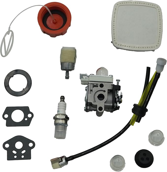 A021004700 A021000722 A021000723 New Carburetor Kits with Air Filter Fits for Echo PB-2520 Leaf Blower Replaces A021004700 A021000722 A021000723
