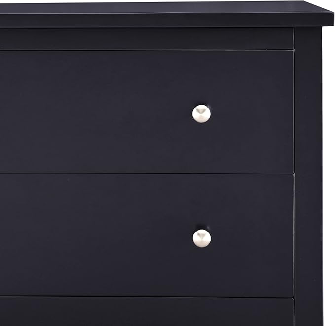 Delta Children Campbell 3 Drawer Dresser, Midnight Grey
