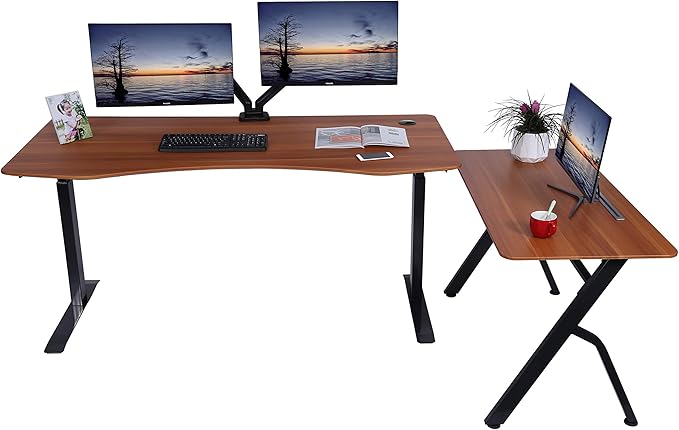 ApexDesk 47" Computer Desk, Modern Simple Style Desk for Home Office, Study Student Writing Desk - Apple