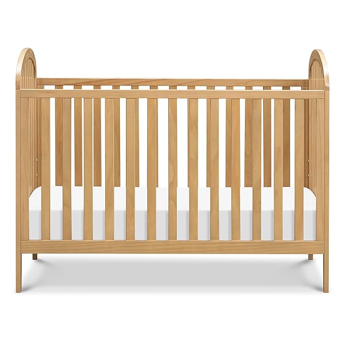 Davinci Beau 3-in-1 Convertible Crib in Honey, Greenguard Gold Certified