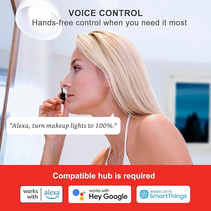 Sengled Zigbee Smart Light Bulbs, Smart Hub Required, Works with SmartThings and Echo with built-in Hub, Voice Control with Alexa and Google Home, Daylight 60W Equivalent A19 Alexa Light Bulb, 10 Pack