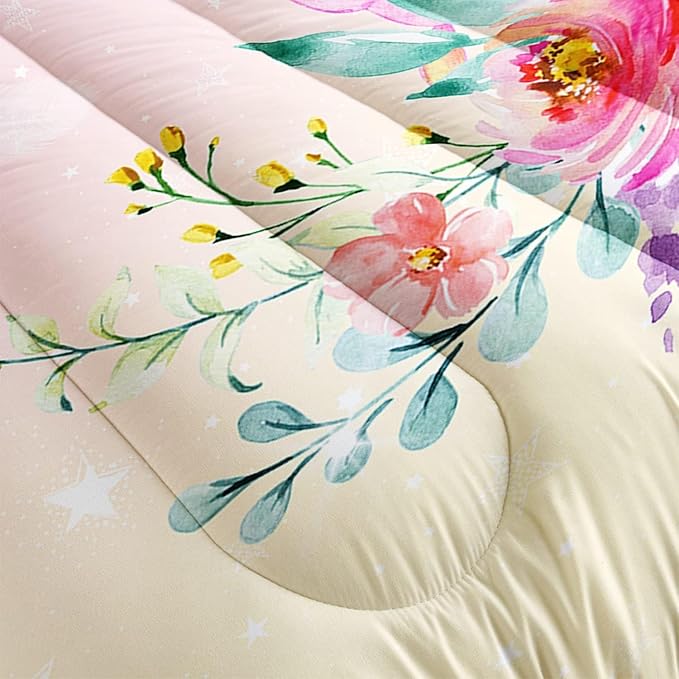 CVHOUSE Butterfly Comforter Sets King for Girls Women,Butterfly Bedding Sets King Set,Butterflies Bedspread,Butterfly Duvet,Butterfly Bed Set,Butterflies Quilt Set 3 Pcs 1 Comforter and 2 Pillowcases