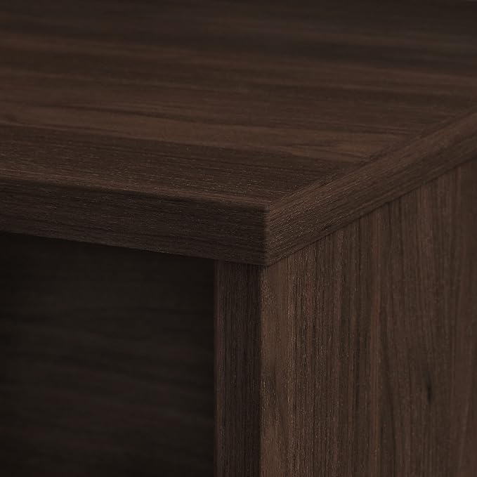 Bush Business Furniture 500 Home-Office-desks, 72W x 24D, Black Walnut