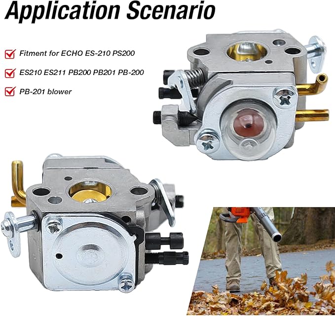 C1U-K78 Carburetor Replacement for ECHO ES-210 PS200 ES210 ES211 PB200 PB201 PB-200 PB-201 Blower, EB212 Carburetor Replacement for A021000940 A021000941 A021000942 A021000943