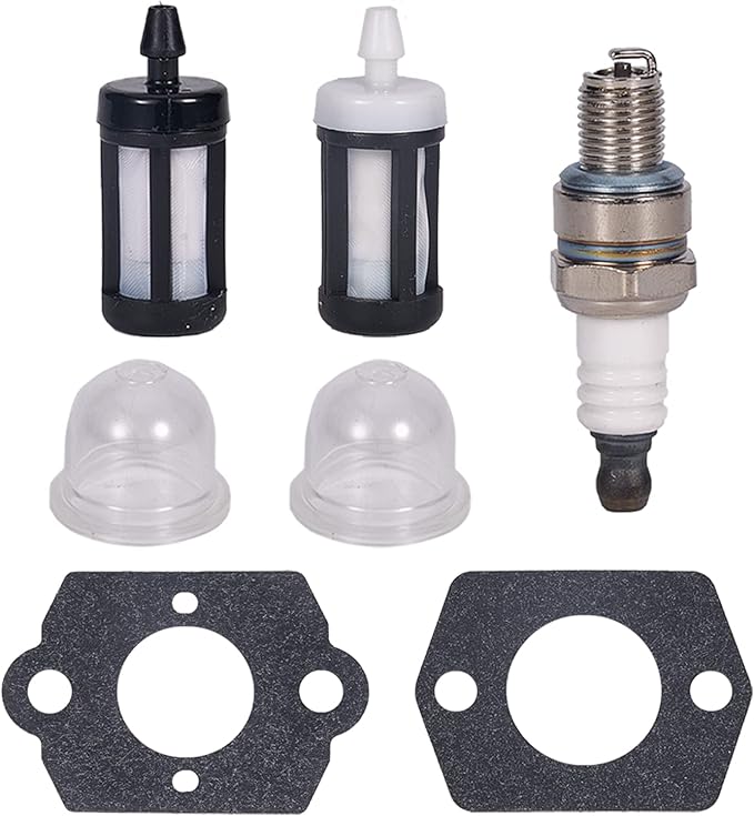 Air Filter Service Kit for Stihl BG86 BG86C SH86 SH86C BG56 BG66 Leaf Blower Replace OEM 4241 140 4400 4241 140 4404 4241 140 4403 - with Spark Plug Fuel Filter Primer Bulb Gasket Kit