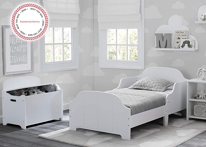 Delta Children MySize Deluxe Toy Box, Bianca White