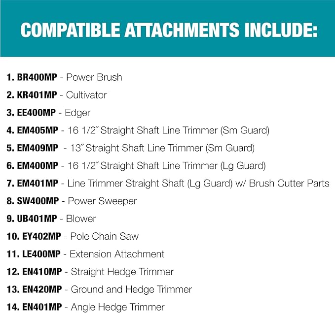 Makita UB401MP Blower Couple Shaft Attachment