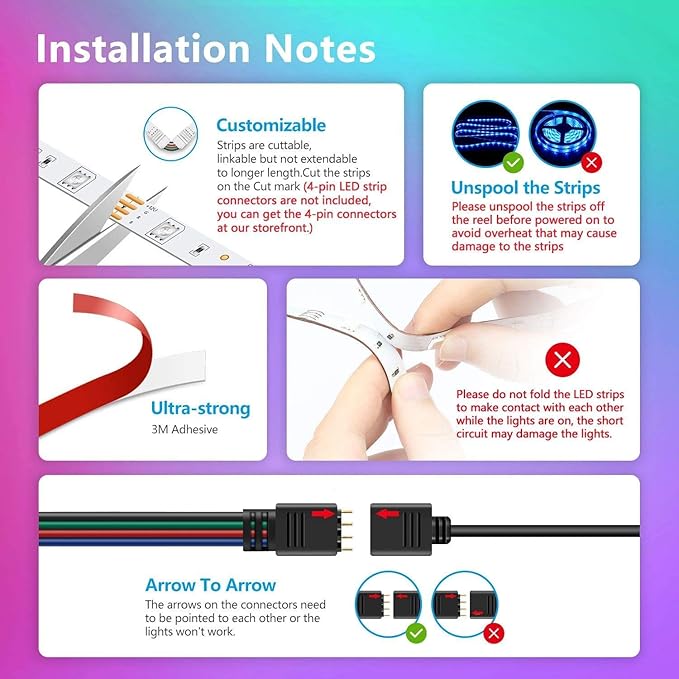 Nexillumi Led Lights for Bedroom 50ft(1 Roll of 50ft) Music Sync Color Changing Led Strip Lights Smart with Remote and App Control Built-in Mic for Party Home Room Decor Luces LED para Cuarto