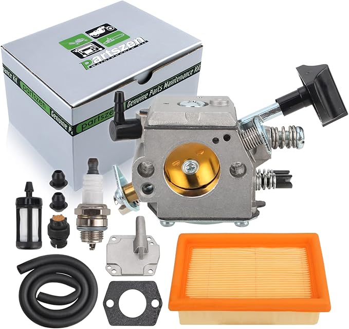 4203 120 0601 Carburetor 4203 120 0603 for BR400 SR320 SR340 SR380 SR400 SR420 BR320 BR340 BR380 BR420 Backpack Leaf Blower with Spark Plug Fuel Line Air Filter