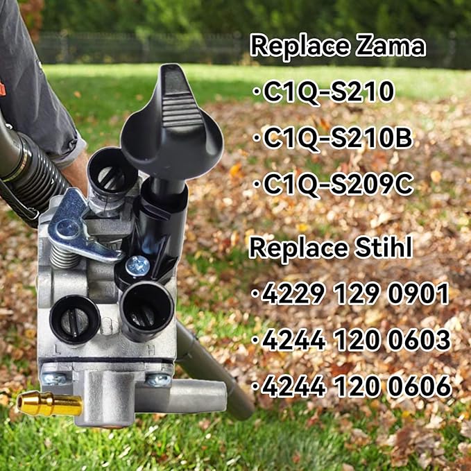 Carburetor Compatible with Stihl BR350 BR350Z BR430 BR450 SR430 SR450 Backpack Blower Replace# 4244 120 0606, Carb Repair Kit Compatible with Zama C1Q-S210 C1Q-S210B C1Q-S209C