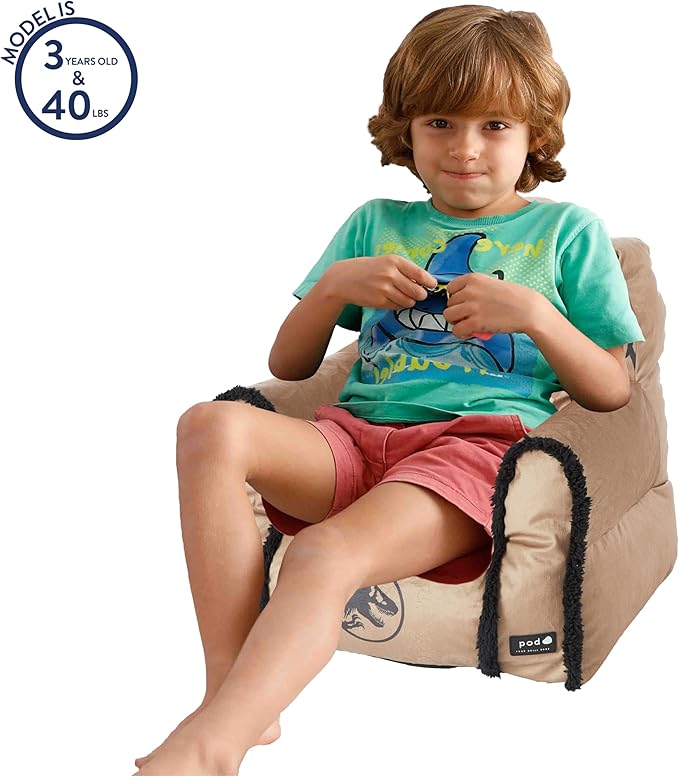 Idea Nuova Bean Bag Sofa Chair, Jurassic World