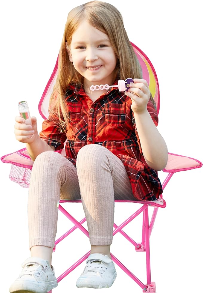 Heritage Kids Children's Figural Camp Chair, Unicorn