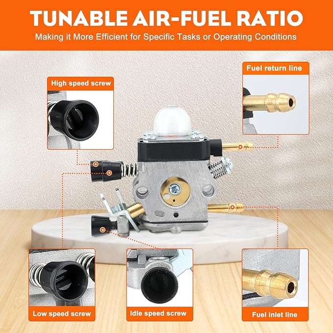 HIPA BG55 Carburetor for STIHL BG 55 BG85 BG65 BG85C SH85 SH55 BG45 BG55C BG55Z BG46 BG65DZ BG85DZ Leaf Blower Parts Replace 4229 120 0606 C1Q-S68G C1Q-S68 Carb