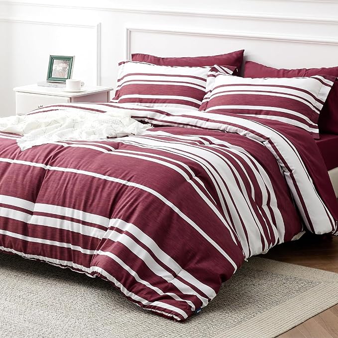 Bedsure Twin XL Comforter Set with Sheets - 5 Pieces Twin XL Bedding Sets, Twin XL Bed in a Bag with Comforter, Sheets, Pillowcase & Sham