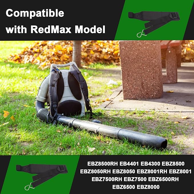 2 Pack 511758401 Leaf Blower Shoulder Straps for RedMax EBZ8500RH EB4401 EB4300 EBZ8500 EBZ8050RH EBZ8050 EBZ8001RH EBZ8001 EBZ7500RH EBZ7500 EBZ6500RH EBZ6500 EBZ8000