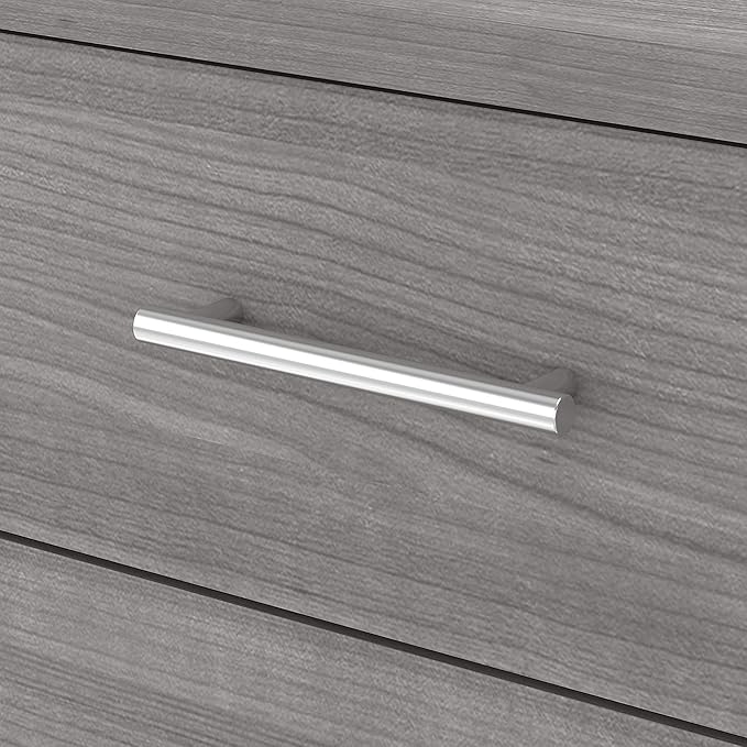 Bush Furniture Somerset 72W Office Desk with Drawers and Hutch in Platinum Gray