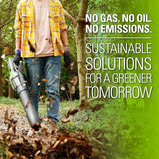 Greenworks 80V (170 MPH / 730 CFM / 75+ Compatible Tools) Cordless Brushless Axial Leaf Blower, Tool Only, 80 Volts