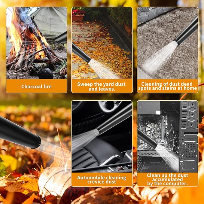 Leaf Blower Cordless with Battery and Charger ,Leaf Blower Electric Lightweight for Lawn Care, Leaves, Garden, Patio