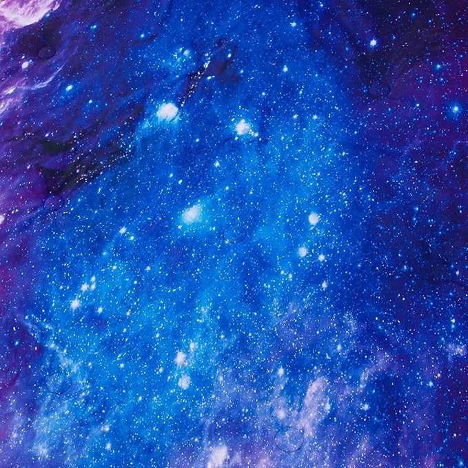 NINENINE Galaxy Bedding 5PCS Full Size Comforter Sets for Girls Space Bedding Set Girls Comforter Sets Full Purple Bedding Sets(1Comforter, 1Flat Sheet, 1Fitted Sheet, 2Pillowcases)…