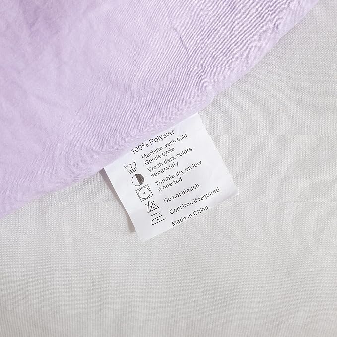 ROSGONIA California King Comforter Set Lavender, 3pcs (1 Boho Purple Cal King Comforter & 2 Pillowcases), All Season Bedding Bedspread Blanket Quilts
