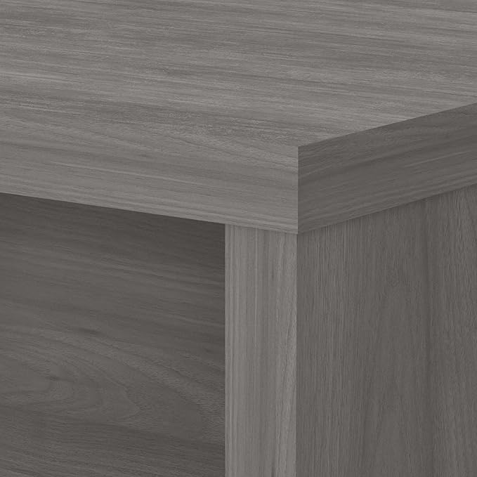 Bush Business Furniture Echo Desk Return/Bridge, Modern Gray