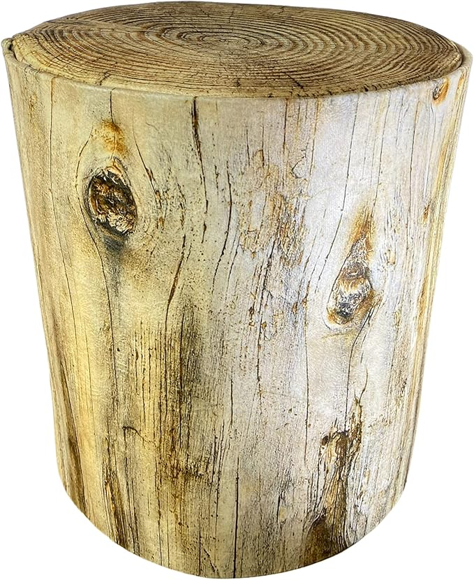 Storl Organizer Storage Stool for Toy and Cloth and Kids Stool (Tree-Birch, 12Wx13H)