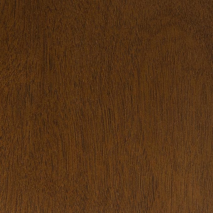 Finch Darren Home Office Drawer Mid Century Accent Desk, 43 Inch Wide Simple Modern Study Table, Walnut Brown