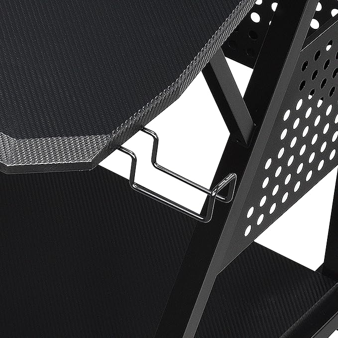 NicBex Laik-DW-00057-DX Desks, 67" W x 38" D x 42" H, Black