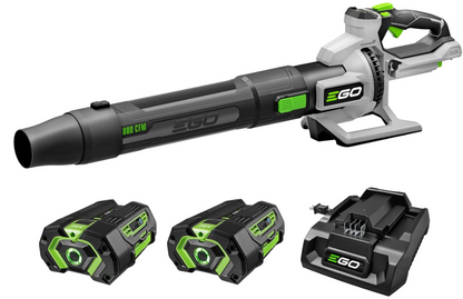 EGO Power+ Cordless Electric Leaf Blower, 880 CFM, Two Batteries - LB8803-2