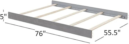 Everlee Crib to Full-Size Bed Conversion Kit, Graystone