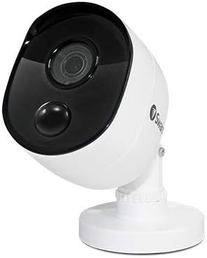 Swann Indoor/Outdoor Home Security Camera, 1080p PIR Bullet Cam, Infrared Night Vision, Thermal Heat Sensing, BNC Wired Add to DVR, SWPRO-1080MSB, 1080p Bullet Security Camera (SWPRO-1080MSB-US)