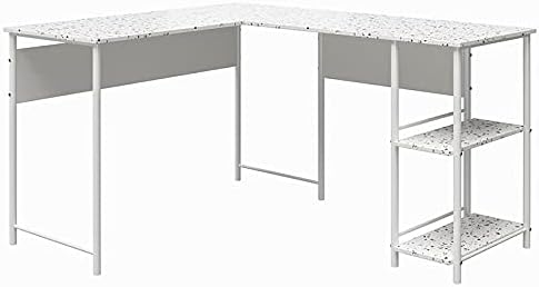 Ameriwood Home Berkeley L Desk, Terrazzo