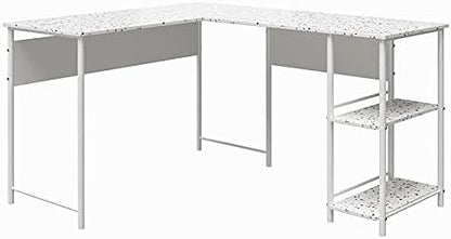 Ameriwood Home Berkeley L Desk, Terrazzo