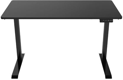 Monoprice Home Office Single Motor (47.2in x 23.6in) Sit-Stand Desk Table-Workstream Collection, Black