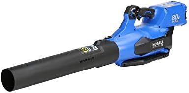 KOBALTS 140 MPH 80-Volt 80v 630-CFM Lithium Ion Brushless Cordless Electric Leaf Blower (Bare Tool Only, Battery and Charger Not Included)