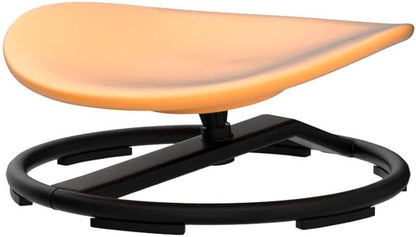 Autism Kids Swivel Chair,Spin Sensory Chair,Kids Spinning Chair,Sit Spin Training Body Coordination,Metal Base Non-Slip Small Desk Chair (Orange)