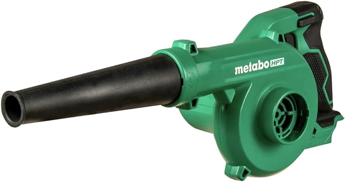 Metabo HPT 18V MultiVolt™ Cordless Li-Ion Compact Blower | Tool Only - No Battery | Variable Speed | 3 Speed Selector to Reduce Fatigue | 124 CFM | 213 MPH | Lifetime Tool Warranty | RB18DCQ4