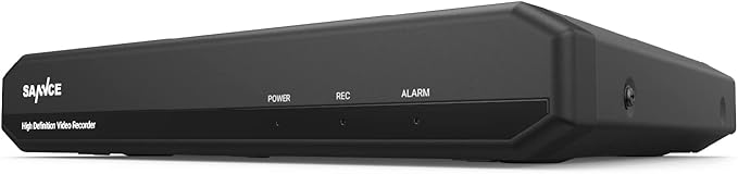 SANNCE 5MP Lite 8 Channel Security Camera DVR, H.264+ Hybrid 5-in-1 Surveillance DVR Recorder, Supports 2MP TVI AHD CVI CVBS Analog IP Security Cameras, Remote Access, Motion Alert (NO Hard Drive)