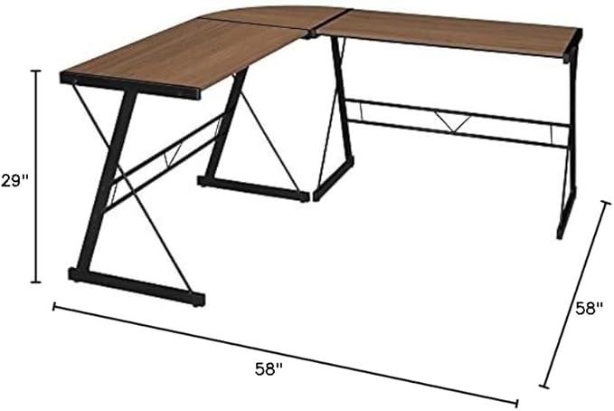 Regency Home Corner Desk, 60 inch, Urban Walnut