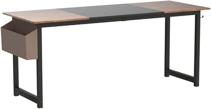 63 inch Sandalwood Splicing Desk, Writing Table, Game Desk, Writing Desk, Computer Desk