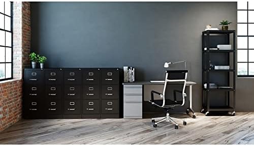 Lorell Fortress Commercial File Cabinet, Black